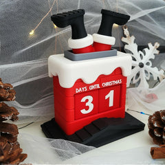 Red Santa Chimney Christmas Countdown | Festive Family | Advent Calendar | Days to Xmas