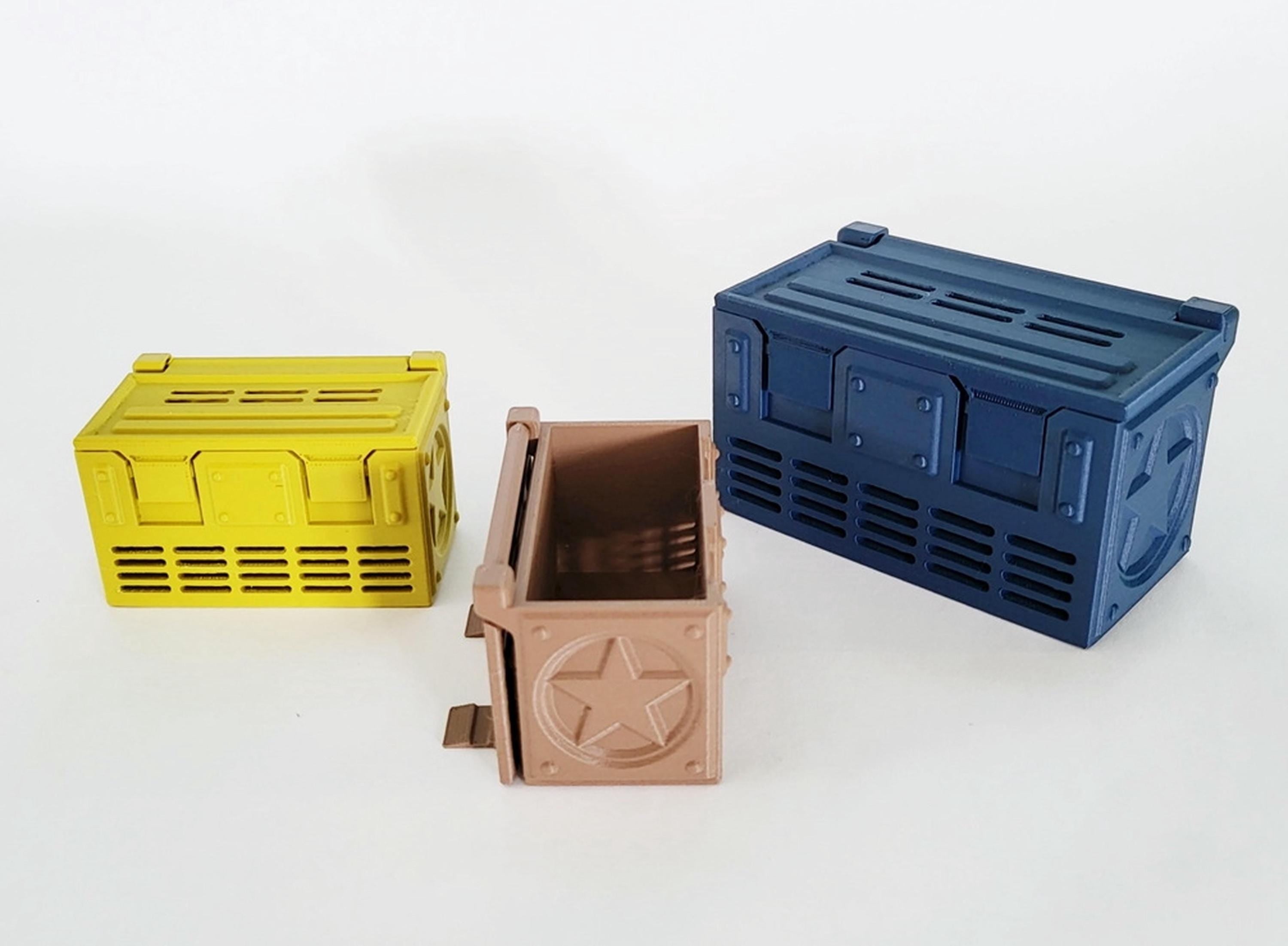 Army ammo box desk organiser | military style | man cave decor