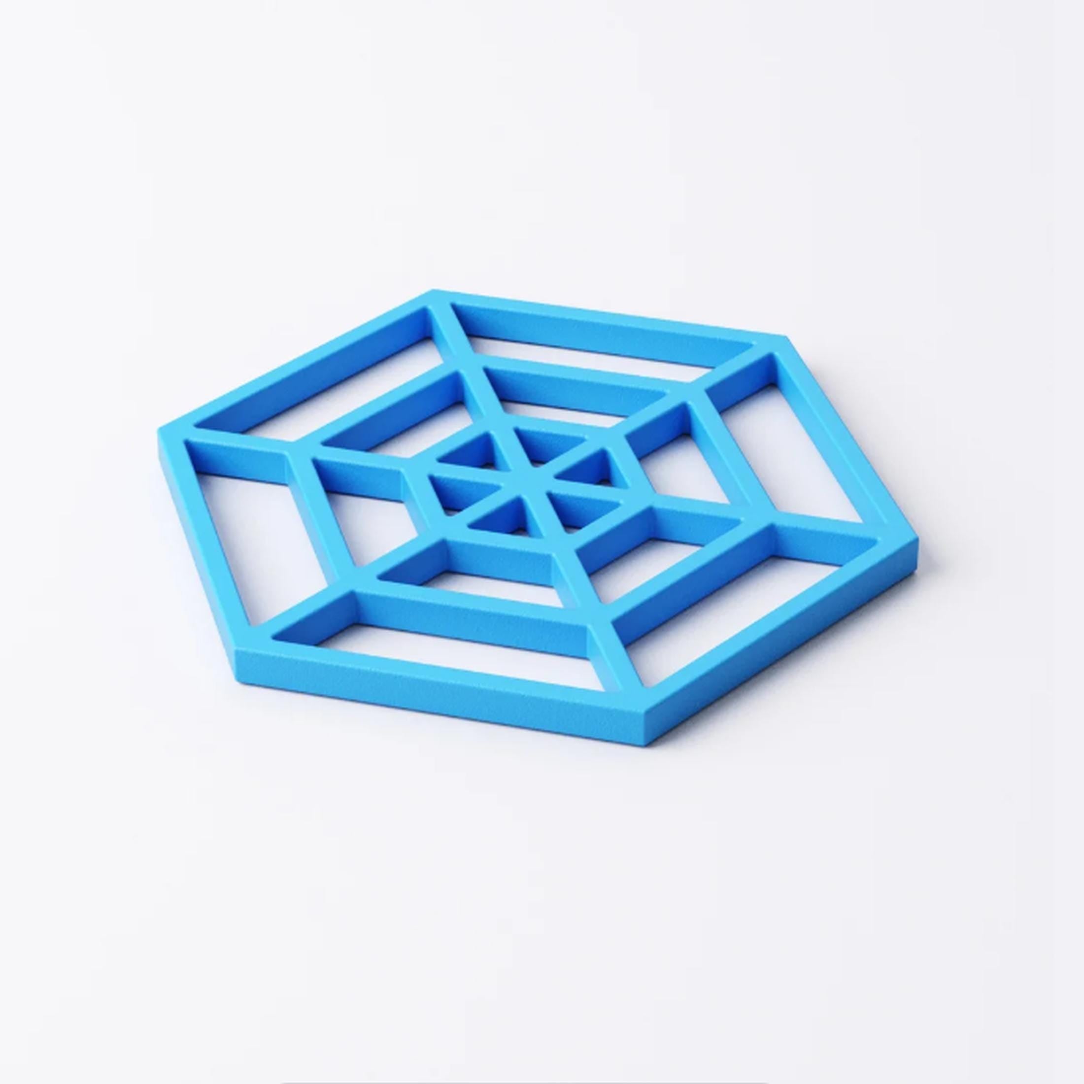 Geometric Coasters | Set with Holder | Pack of 4 Hexagon Drink mat | Coffee Table