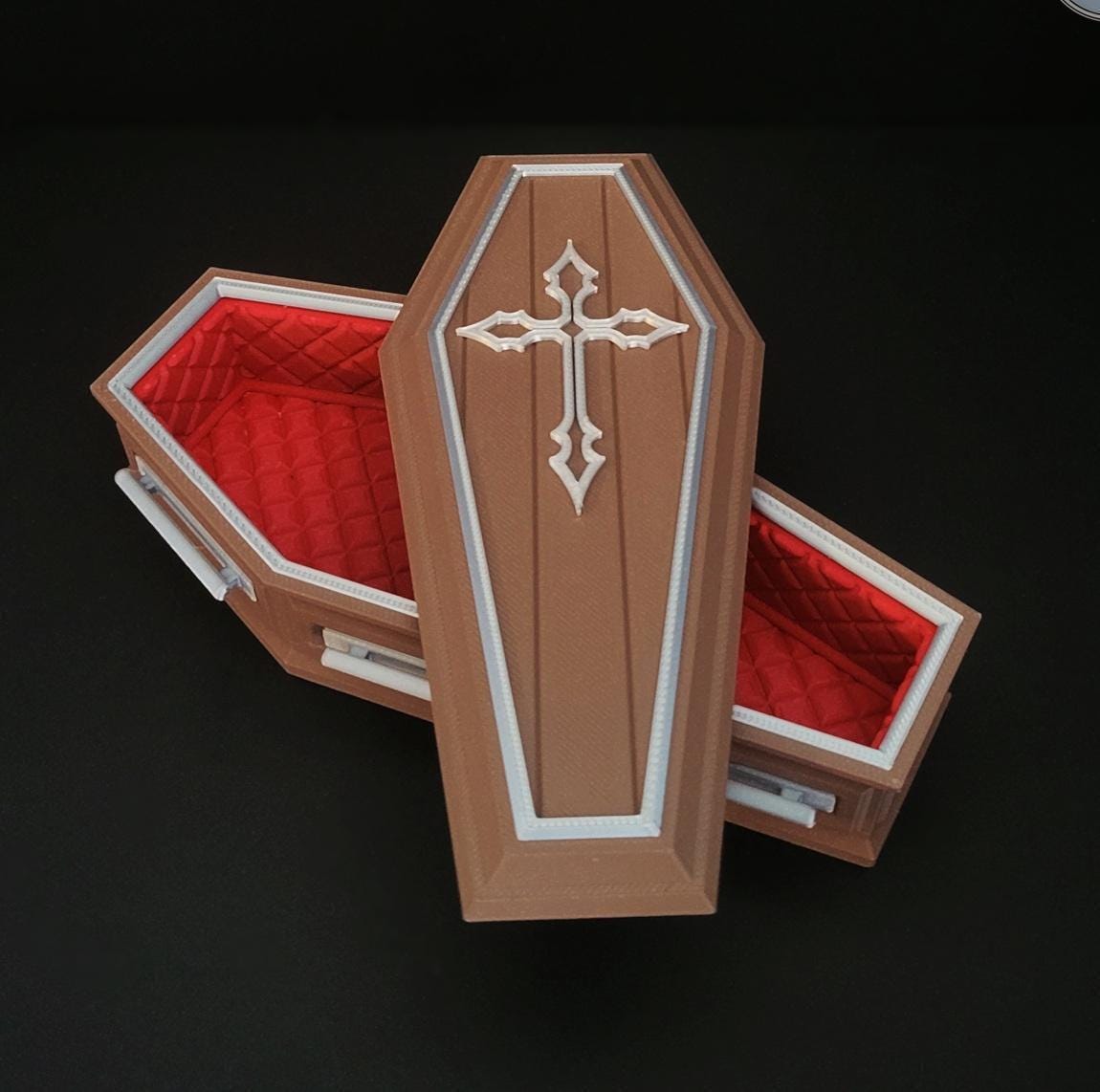 Mini coffin sweets box | spooky halloween decor | uk made