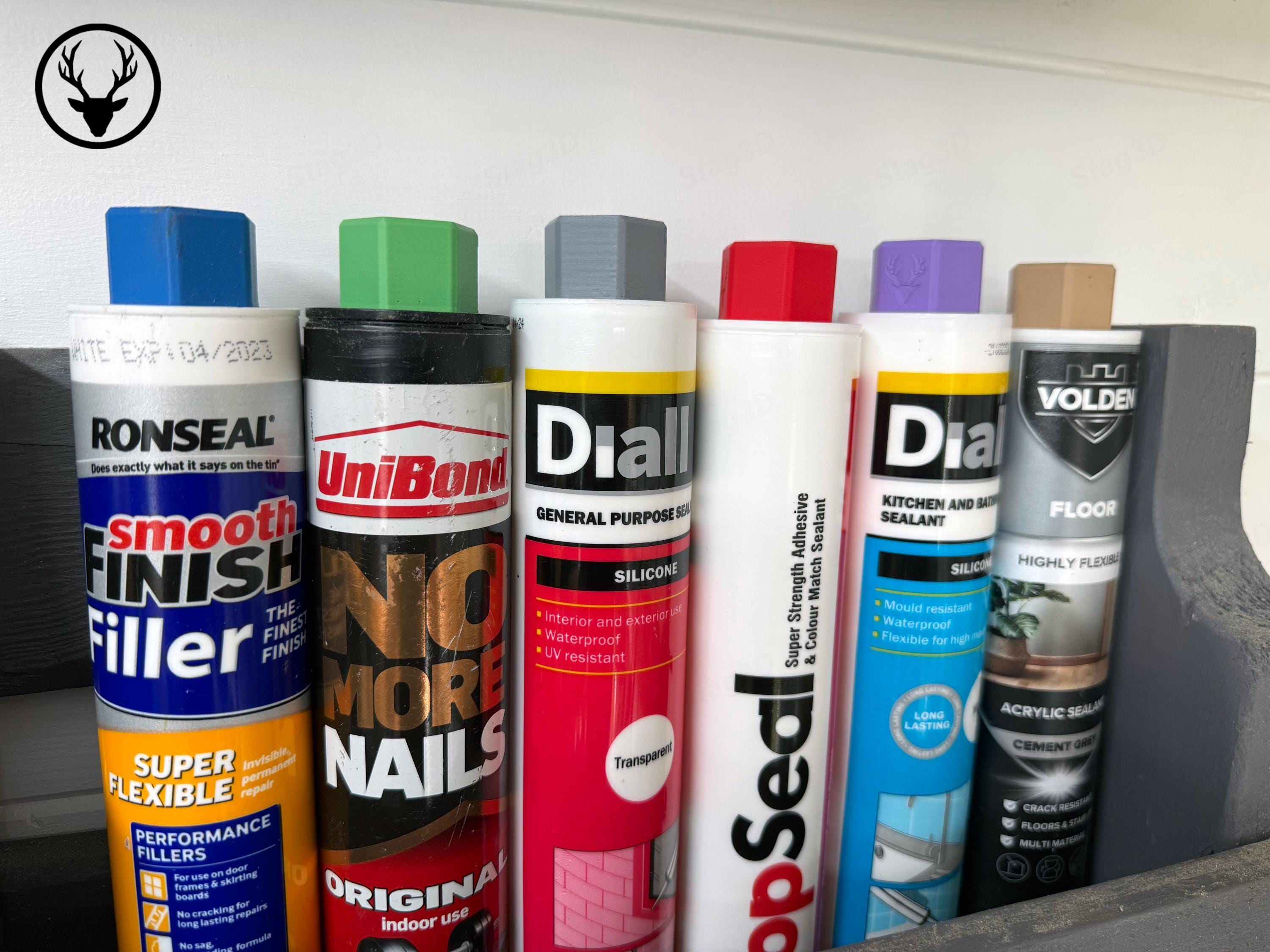 Sealant tube caps pack of 5: reusable caulk savers for diy projects