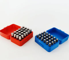 Battery storage box organiser | holds 24 aa | aaa batteries for desk workshop | junk drawer