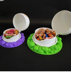 3d printed halloween eyeball candy dish set: spooky party decor