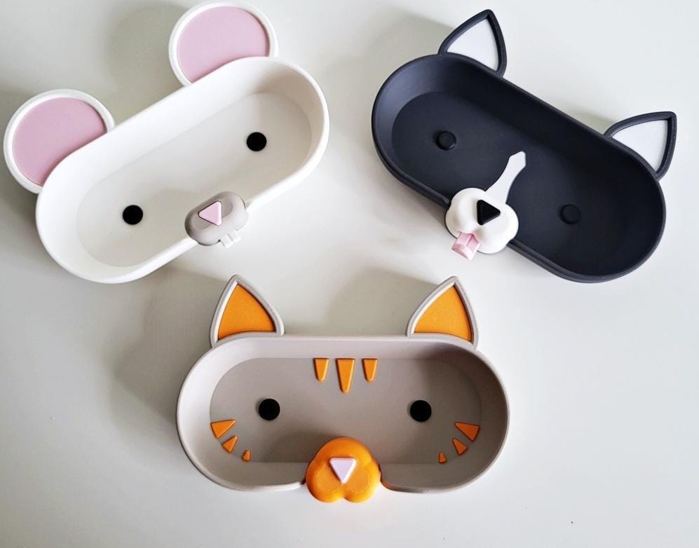 Pet glasses holder cat dog mouse eyewear stand animal lover gift uk seller