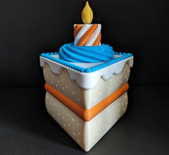 Cake themed | birthday gift box | 3d printed | trinket keepsake | Unique present
