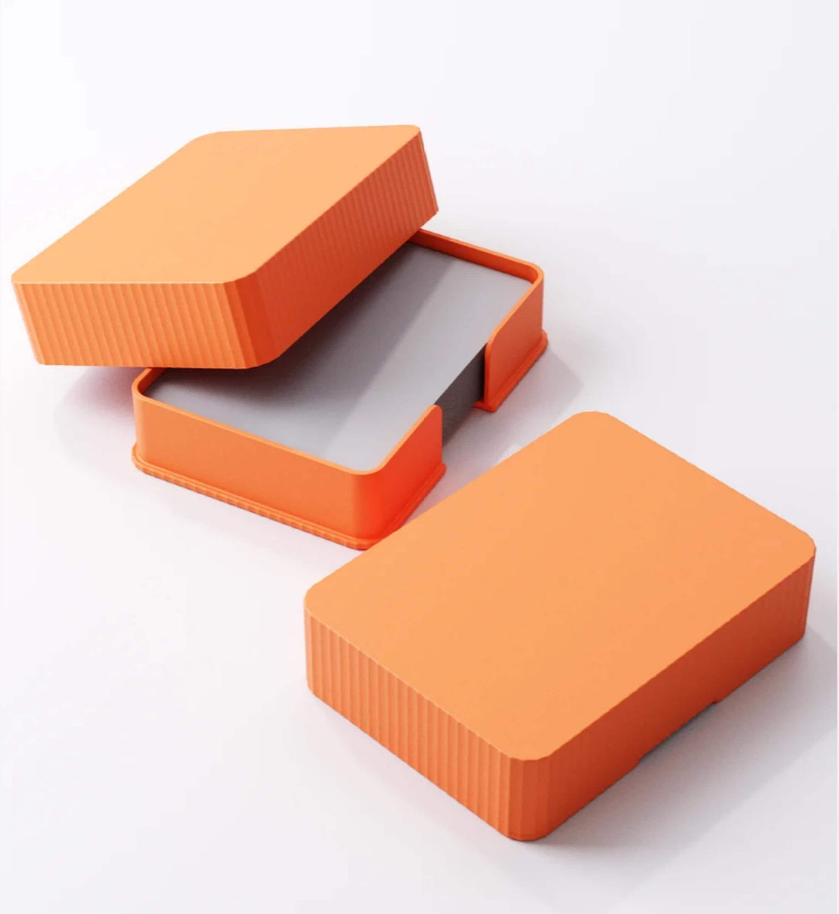 Ribbed playing card box | modern storage case |  1, 2, or 3 decks | personalised gift