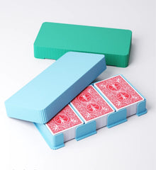 Ribbed playing card box | modern storage case |  1, 2, or 3 decks | personalised gift