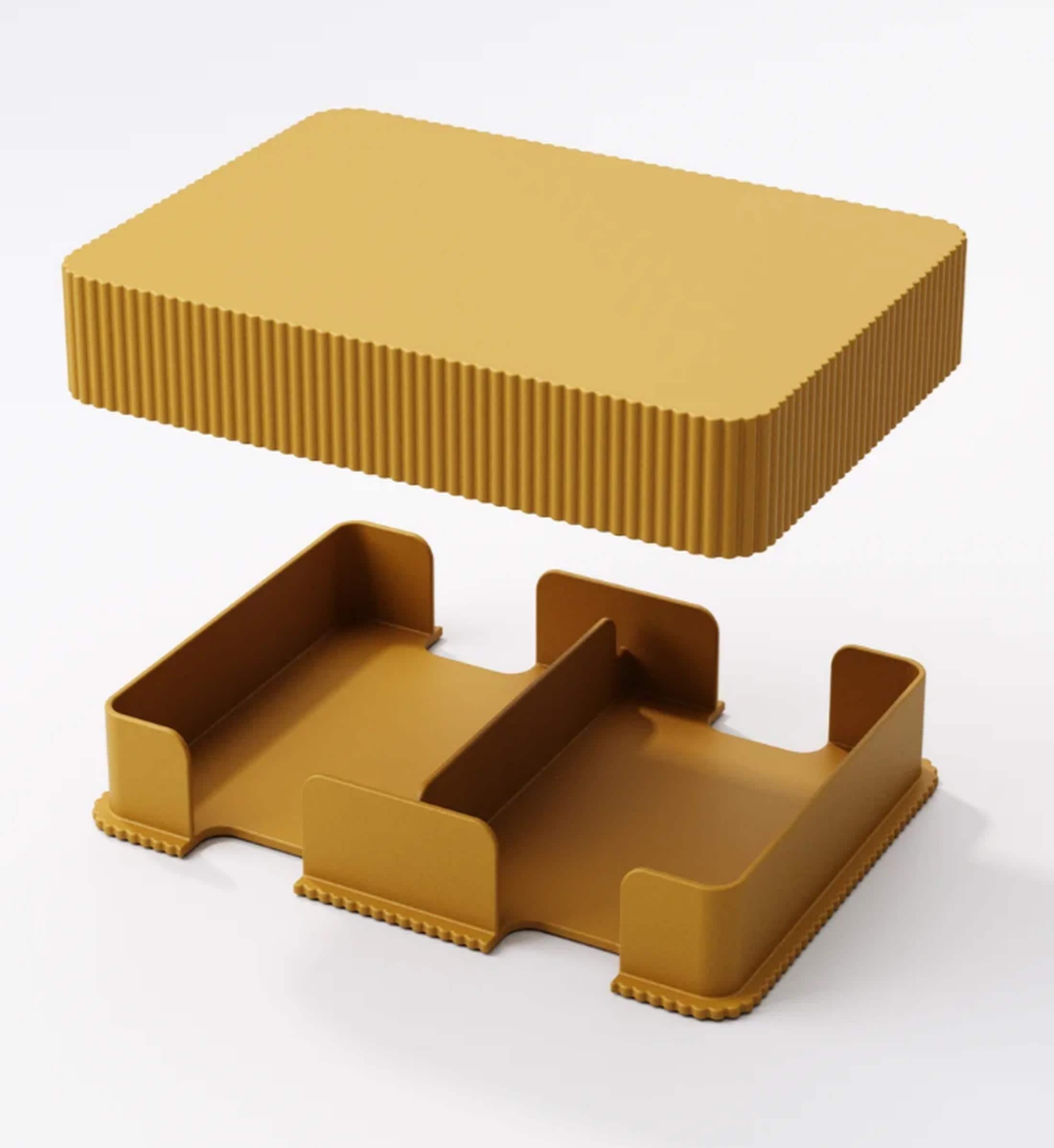 Ribbed playing card box | modern storage case |  1, 2, or 3 decks | personalised gift