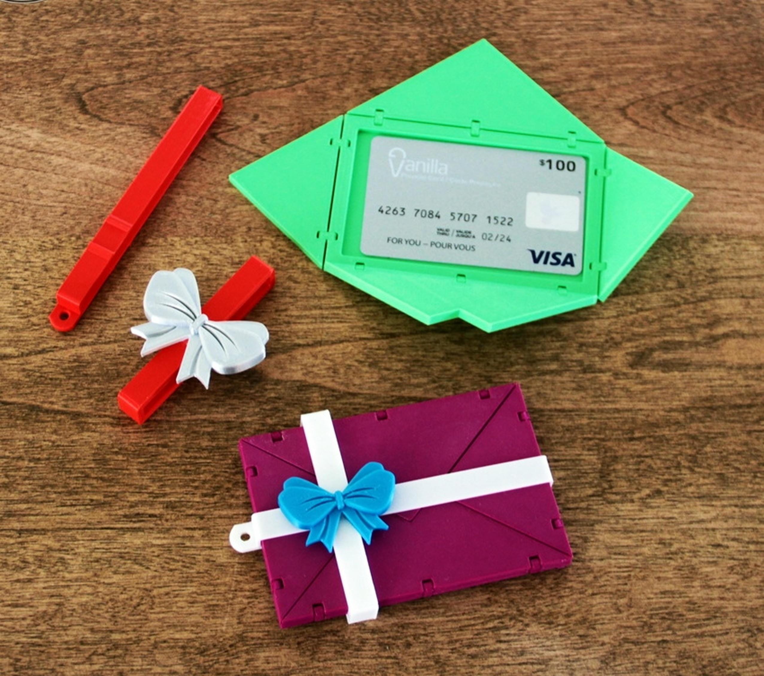 Personalised Gift Card Wallet | Reusable Money Envelope | Christmas & Birthdays | Secret Santa