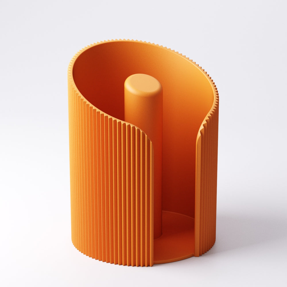 Small, Medium and Large paper towel holders shown together
