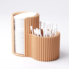 Cotton swab and pad holder shown in a second alternate colourway