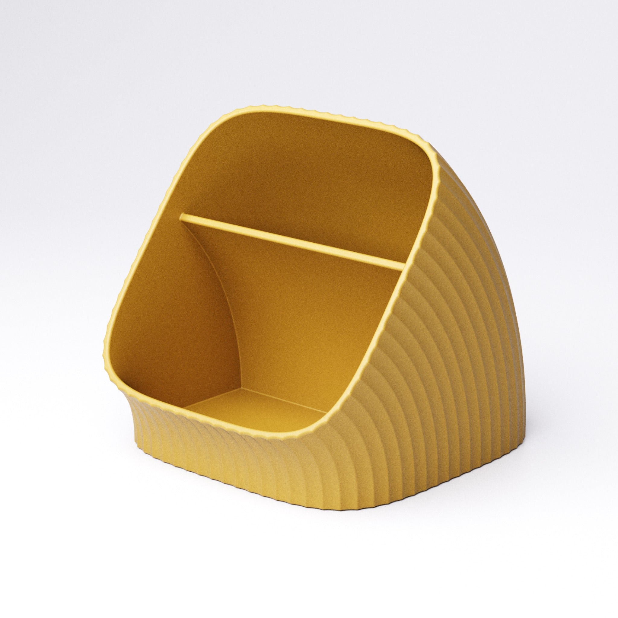 Ripple desk organiser shown from another angle