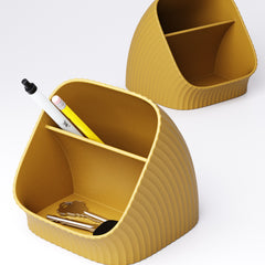 Ripple desk organiser side profile view