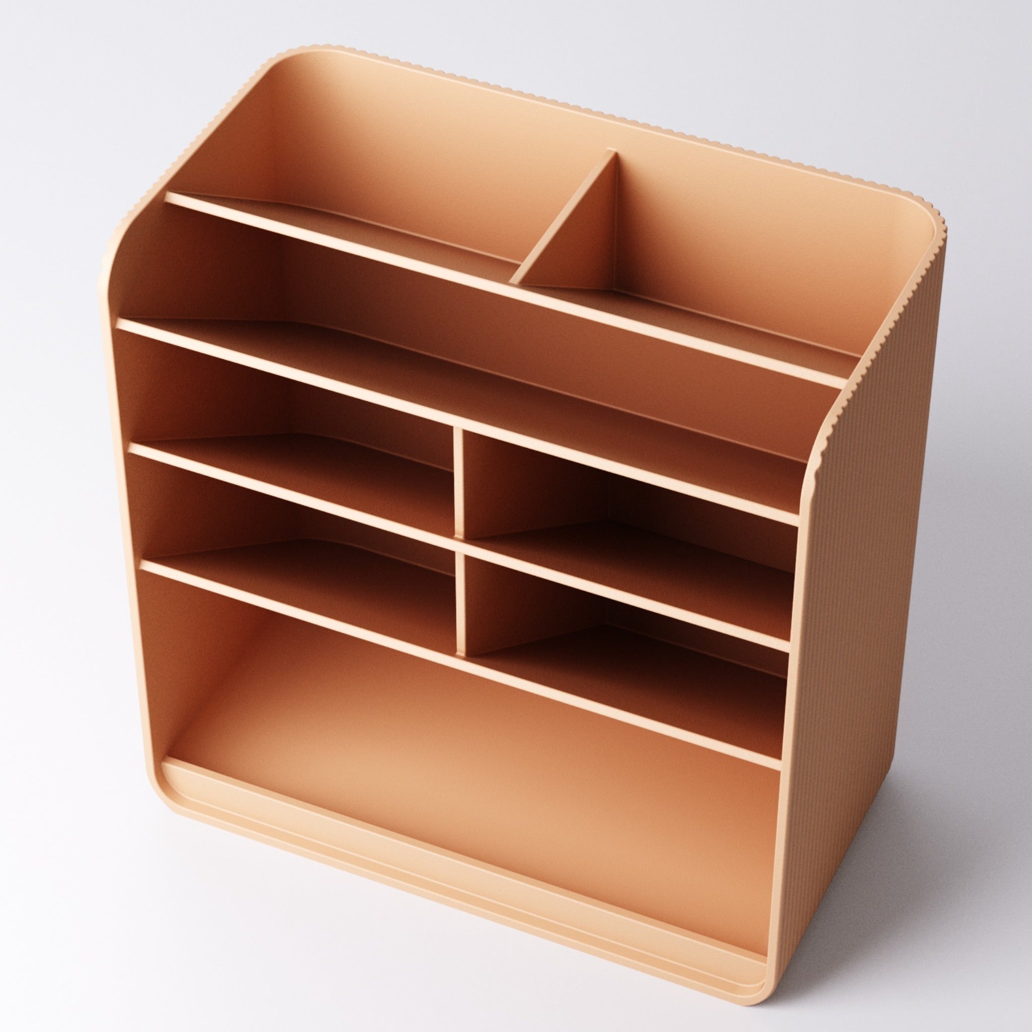Tiered pen holder wide version desk organiser