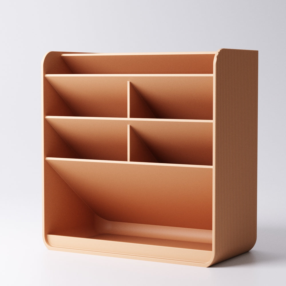 Tiered pen holder wide version desk organiser