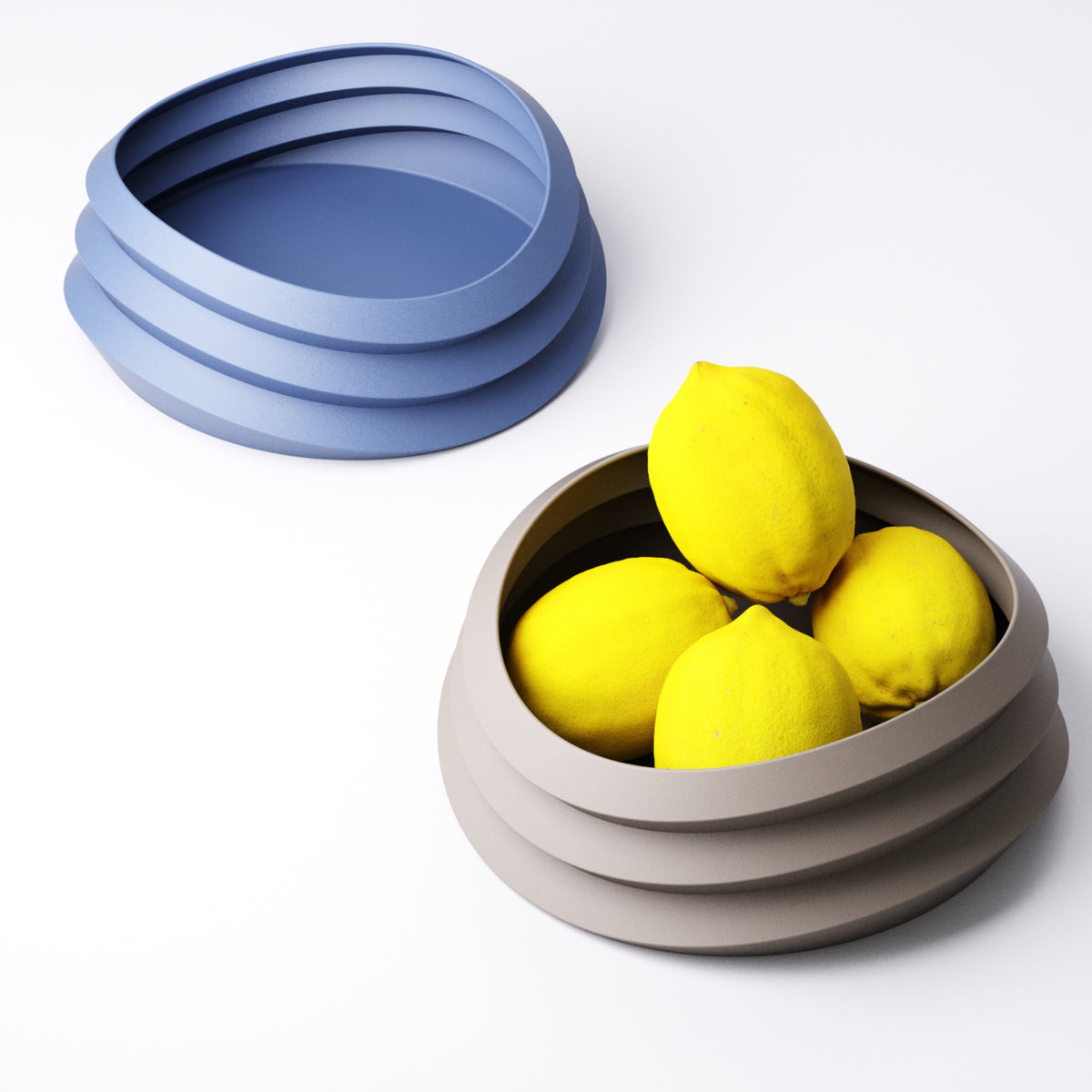 Warped Bowl | Kitchen Fruit Dish | Custom Colours